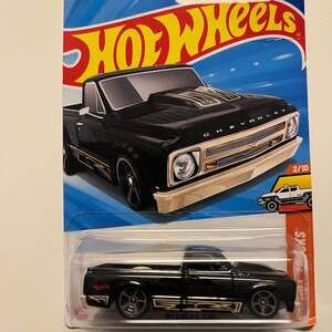Hot Wheels '67 Chevy C10 Black HW Hot Trucks 2025